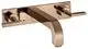 AXOR-HG-AXOR-Citterio-3-Loch-Waschtischarmatur-Unterputz-fuer-Wandmontage-mit-Auslauf-226-mm-Hebelgriffen-und-Platte-Polished-Red-Gold-39148300 gallery number 1